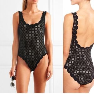 Marysia Palm Springs scalloped laser cut maillot
